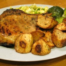 Grilled Pork Chops With Herb Rub