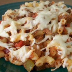 Beef, Macaroni and Tomato Casserole