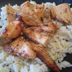 Sticky Coconut Chicken With Chili Glaze and Coconut Rice