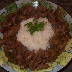 Peppers and Steak for Crock Pot