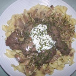 Crock Pot Beef Stroganoff