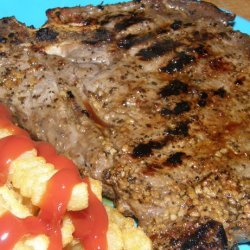 Marinated  Grilled New York Strip Steaks