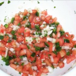 Salsa Mexicana (Fresh Tomato and Chiles)