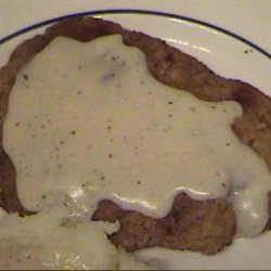 Mock Chicken Fried Steak With Milk Gravy