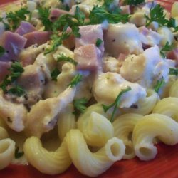 Crock Pot Cheesy Chicken & Ham (So Good!!!)