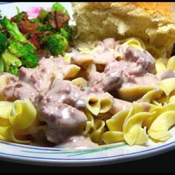 Slow Cooker Beef Stroganoff