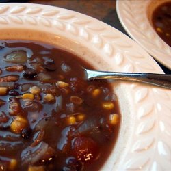 Black Bean and Chicken Soup