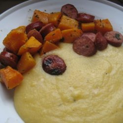 Herb-Roasted Butternut Squash and Sausages