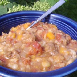 Vegetable-Beef Barley Soup (Crock Pot)