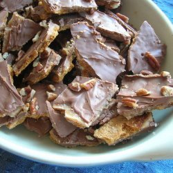 Chocolate Toffee Graham Treats