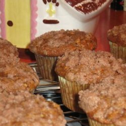 Pumpkin Apple Streusel Muffins