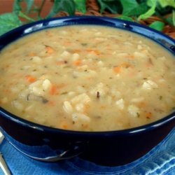 Easy Cream of Wild Rice Chicken Soup