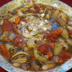 Vegetarian Pasta e Fagioli (Pasta and Beans)