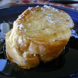 Baked Banana Stuffed French Toast