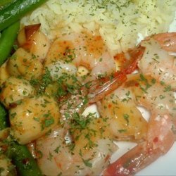 Garlic Shrimp and Scallops