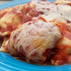 30-Minute Cheesy Baked Ravioli