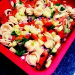 Cucumber Cilantro Pasta Salad