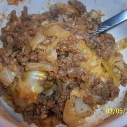 Cabbage Beef Casserole (Ww 5 Points)