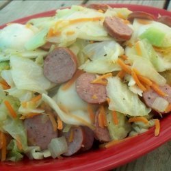 Pierogies and Kielbasa Skillet Casserole