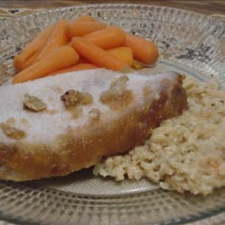 Applesauce Topped Pork Loin Roast