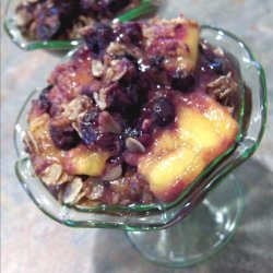 Peach Blueberry Crisp