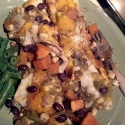 Sweet Potato Black Bean Enchiladas