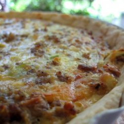 Cheesy Sausage Quiche