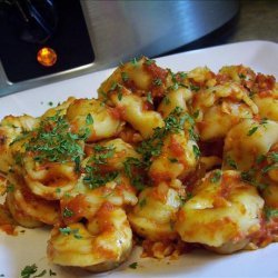 Crock Pot Cheesy Ravioli Casserole