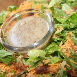 Bacon and Cheese Salad With Honey Dressing