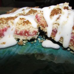 Strawberry Rhubarb Dessert Bars