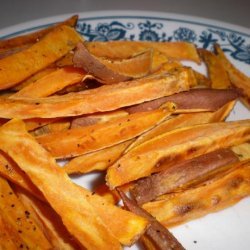 Unfried Sweet Potato Fries