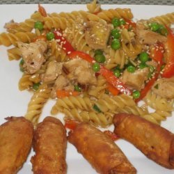 Chilled Oriental Chicken Pasta Salad