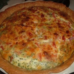 Ham-Broccoli Quiche