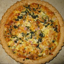 Chicken and Spinach Quiche