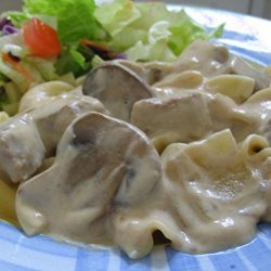 Beef Stroganoff