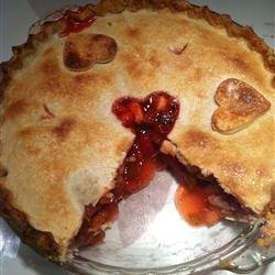 Rhubarb Cherry Pie