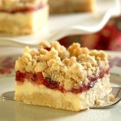 Premier Cheesecake Cranberry Bars