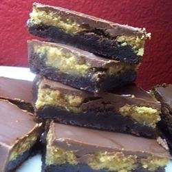 Crunchy Peanut Butter Swirl Brownies