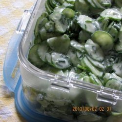 Scandinavian Cucumber Salad Recipe