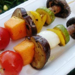 Grilled Veggie Shish Kabobs