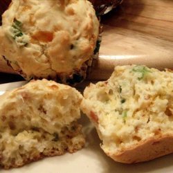 Savory Cheese Muffins With Bacon and Chives