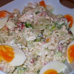 Cauliflower Salad Made Like  Potato Salad  (Low Carb)