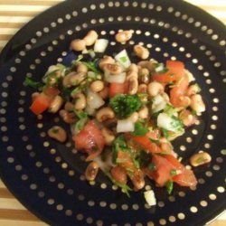 Lemony Black-Eyed Pea and Cilantro Salad