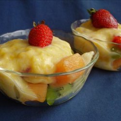 Fresh Fruit Medley with Mango and Honey Yoghurt