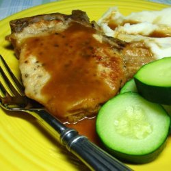 Easy Baked Pork Chops With Gravy and Rice