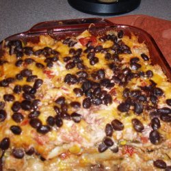 Ground Turkey Tortilla Casserole