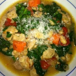 Tuscan Sun White Bean Chicken Soup #RSC