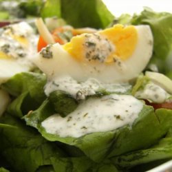 Loaded Salad With Yogurt Dressing