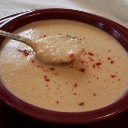 Creamy Cheesy Cauliflower Soup