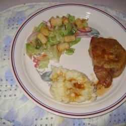 Mustard Plus Glazed Pork Chops